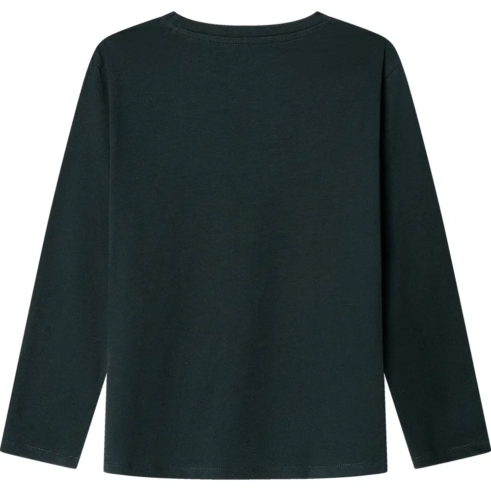 Детская футболка с длинным рукавом для мальчиков Pepe jeans, Green — фото 2