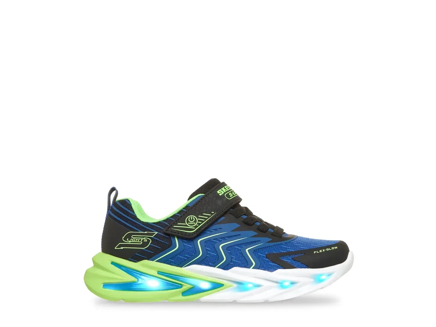 Кроссовки с подсветкой Flex-Glow Ultra Prism-Pacer Skechers, синий — фото 4