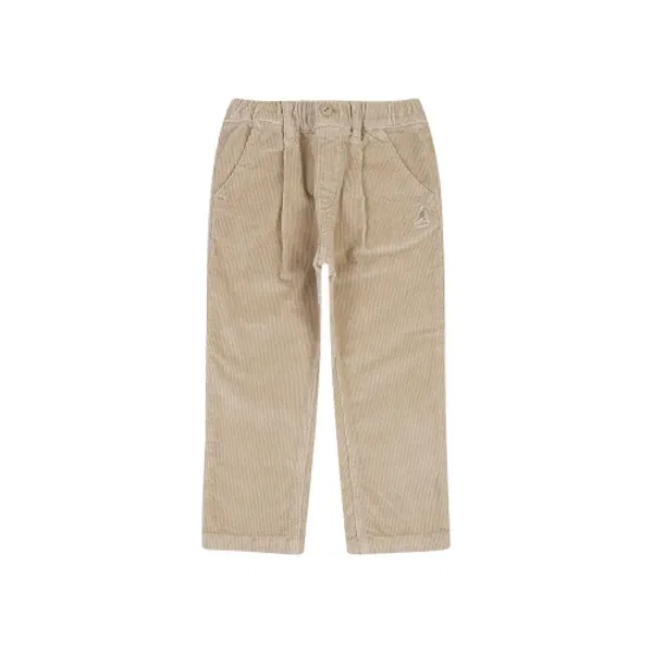 Велюровые базовые брюки, QD 0003 Kangol Kids, бежевые