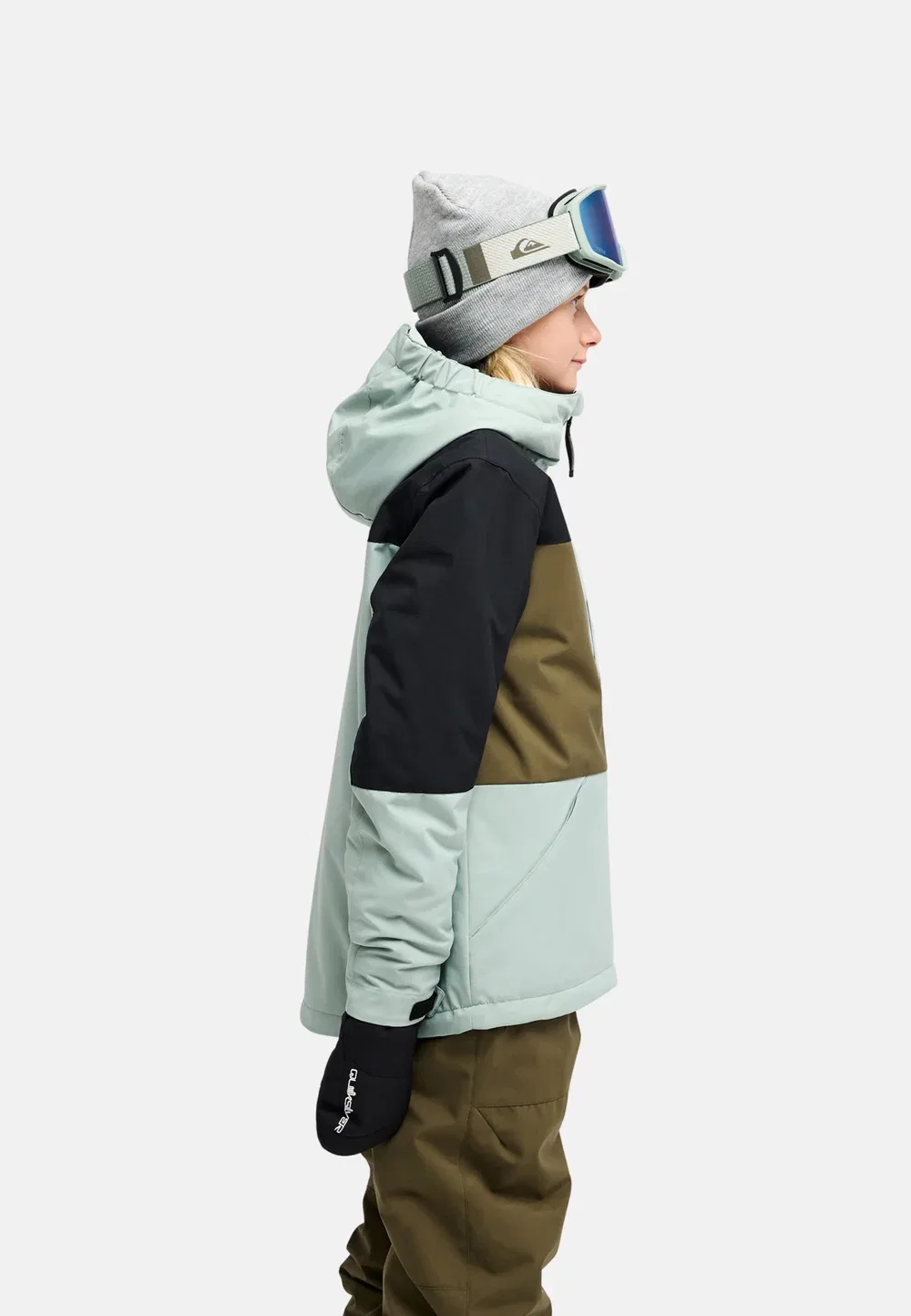 Техническая верхняя одежда Jungen 8-16 | Технические куртки - куртка для сноуборда Quiksilver, Turquoise — фото 4