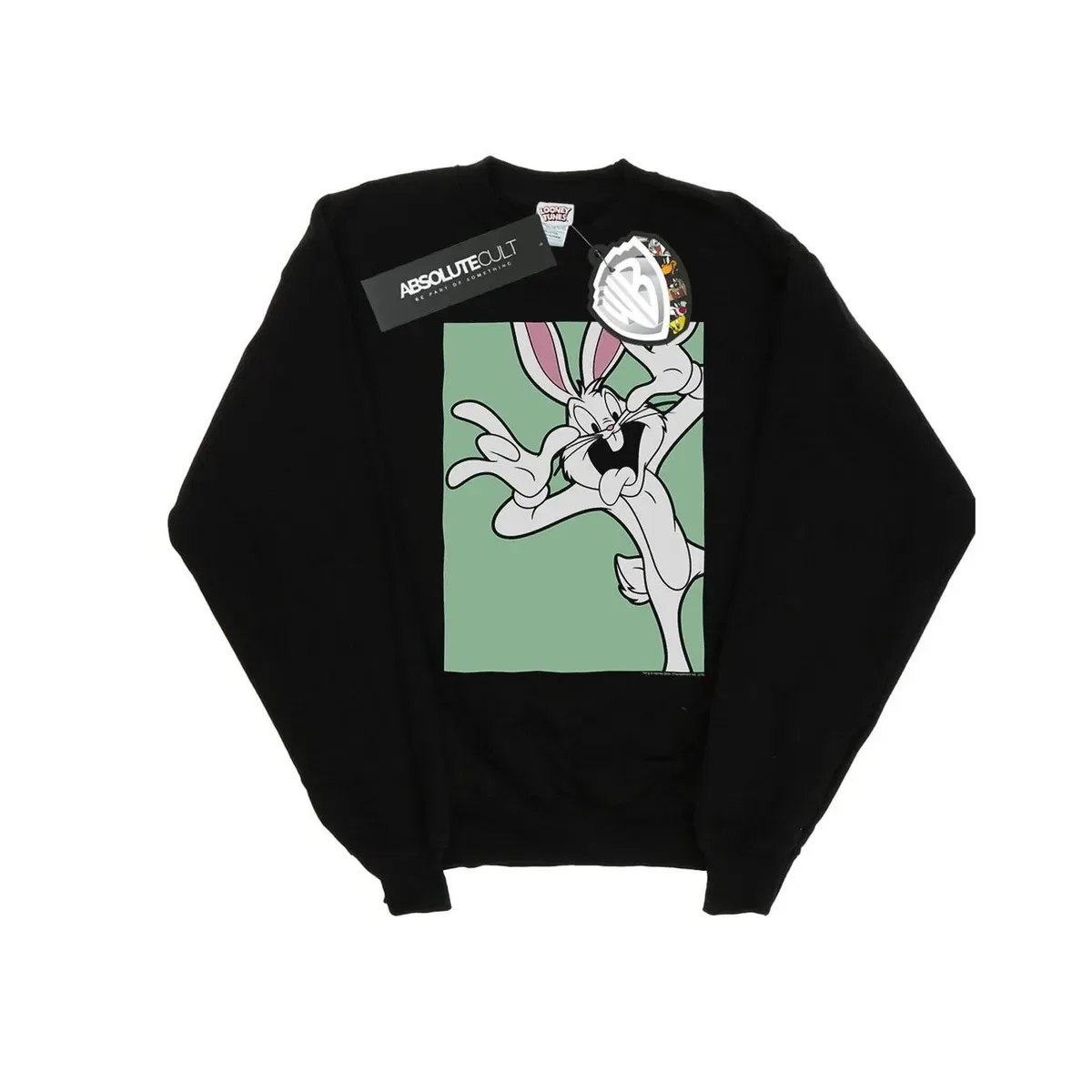 Свитшот Bugs Bunny Funny Face Looney Tunes, Black — фото 2