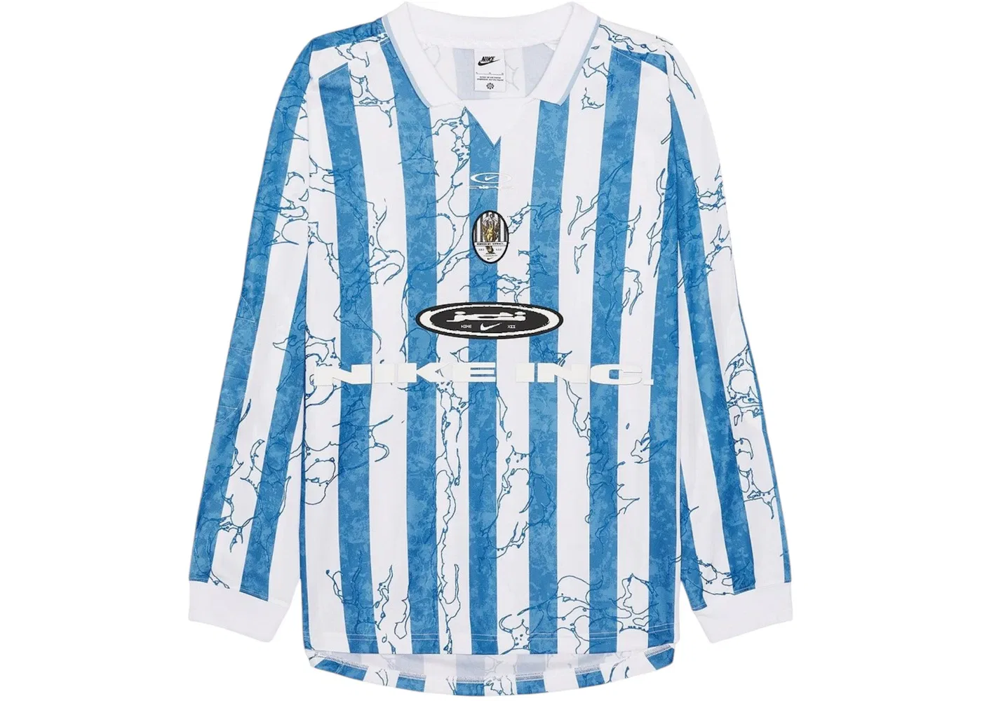 Мужская футболка с длинным рукавом Nike Air Victory Long Sleeve Jersey Nike, Psychic Blue/Light Armory Blue/& White
