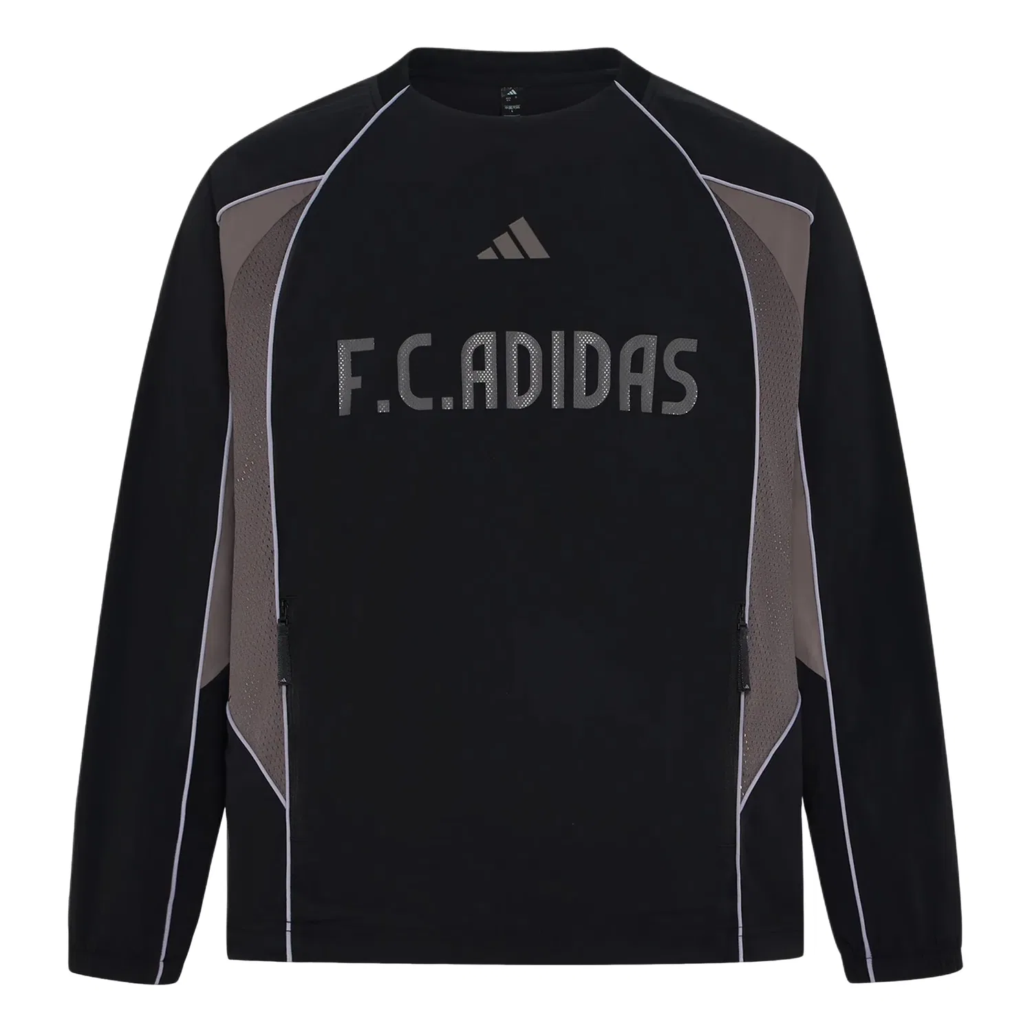Мужская футболка Tiro Football Warm Up Wear Inspired Track Sweatshirt Asia Sizing 'Black' adidas, черный