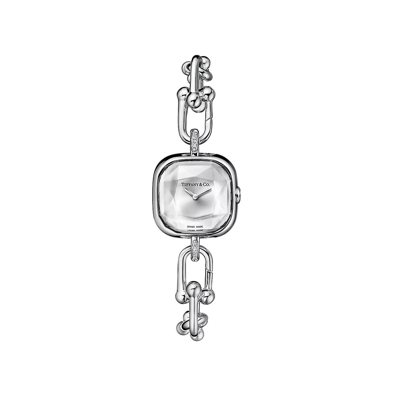 

Часы Tiffany & Co HardWear, серебро/сталь/бриллианты
