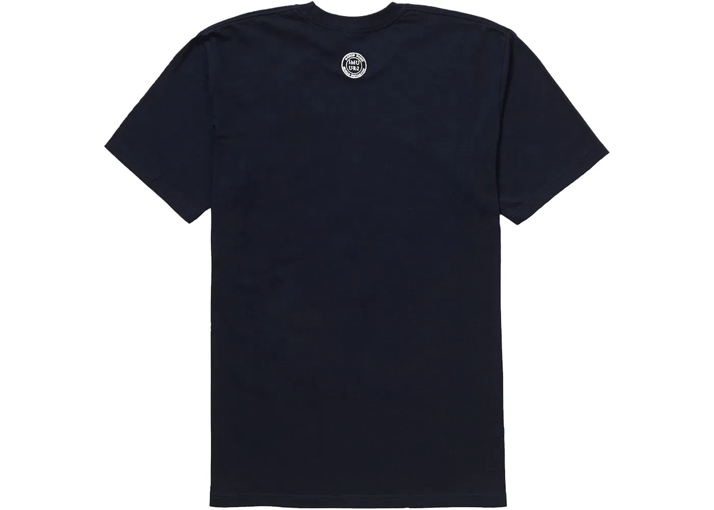 Мужская футболка с принтом Supreme Martin Wong Iglesia Pentecostal Tee, Navy — фото 2