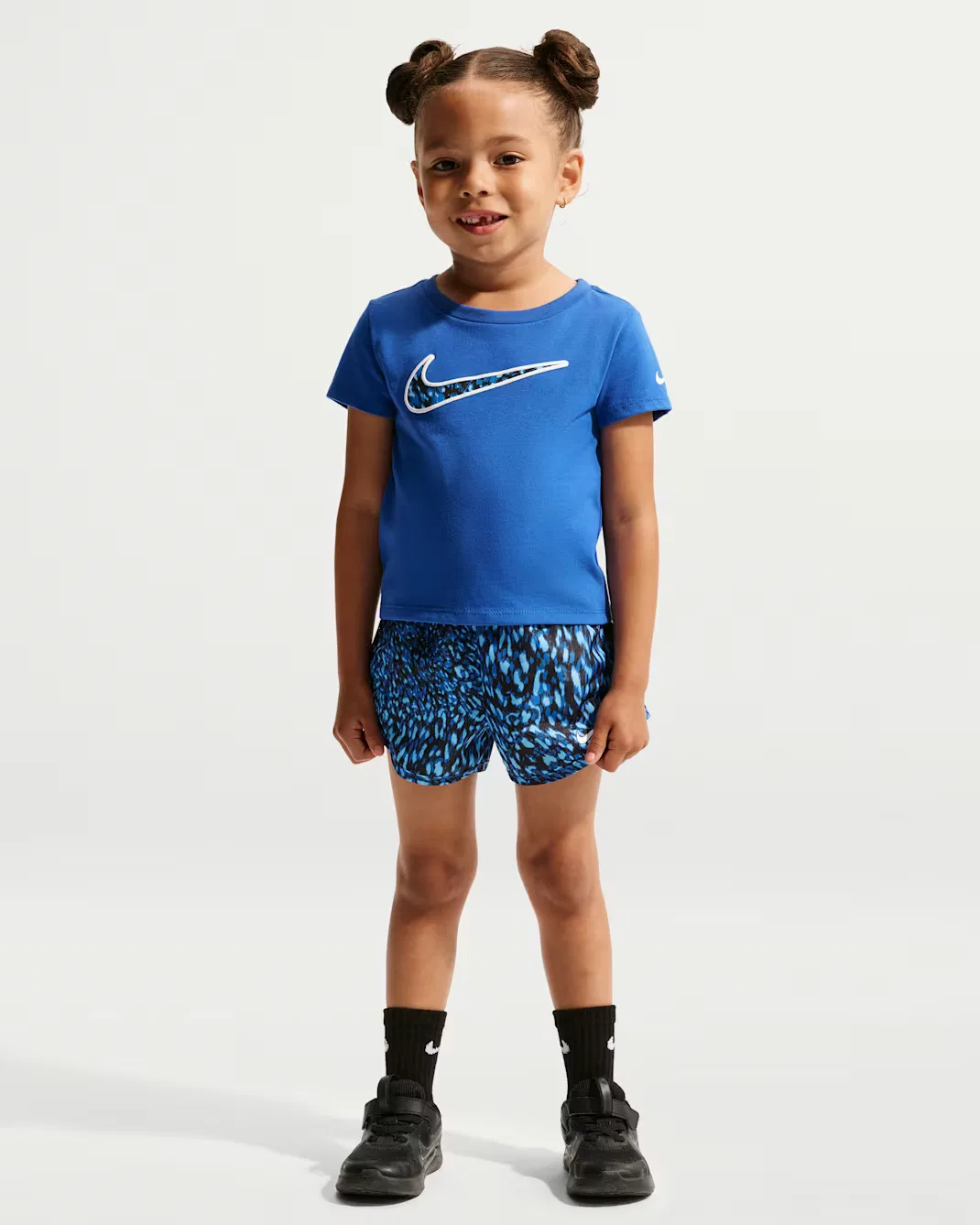 Детский комплект из двух предметов: шорты Tempo с принтом и технологией Dri-FIT Nike, Game Royal