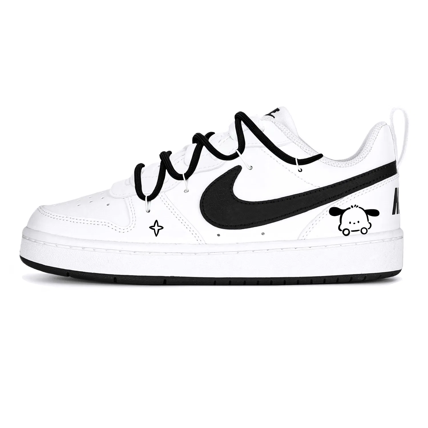Детские кроссовки для скейтбординга Court Borough, Nike, Black