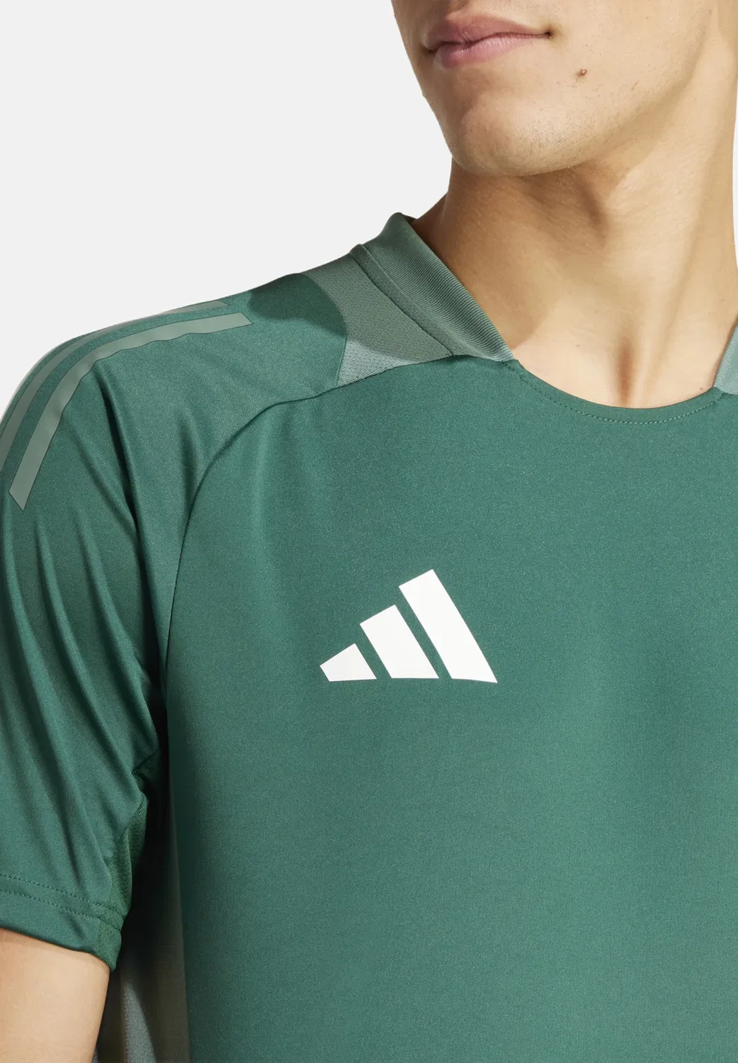Футбольный мяч - командный вид спорта/// - футбольная майка Adidas Performance, Gruen — фото 2