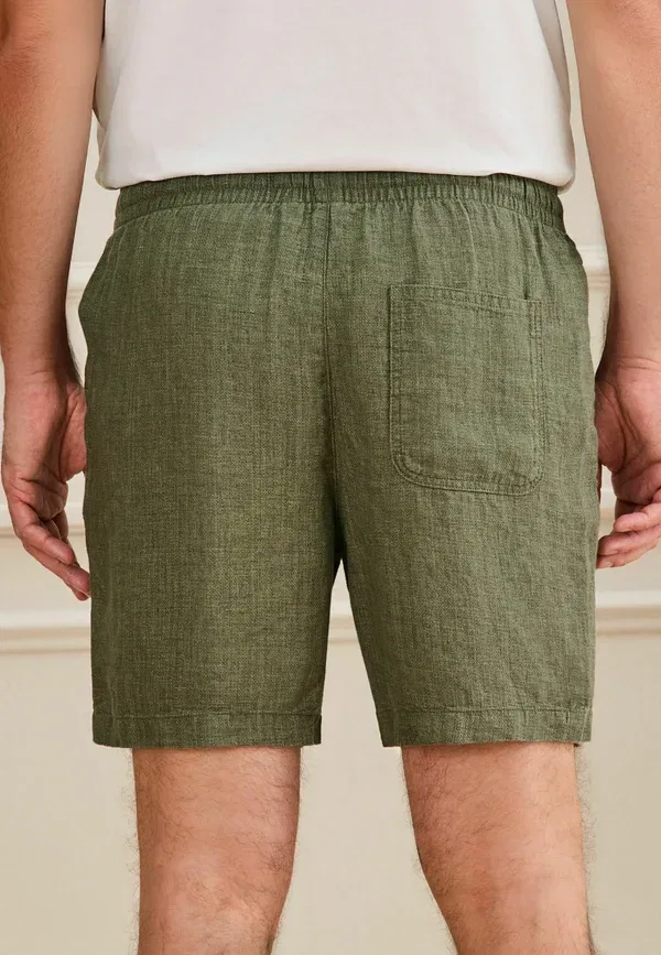 Брюки из льна Tracksuit bottoms Next, green, зеленый