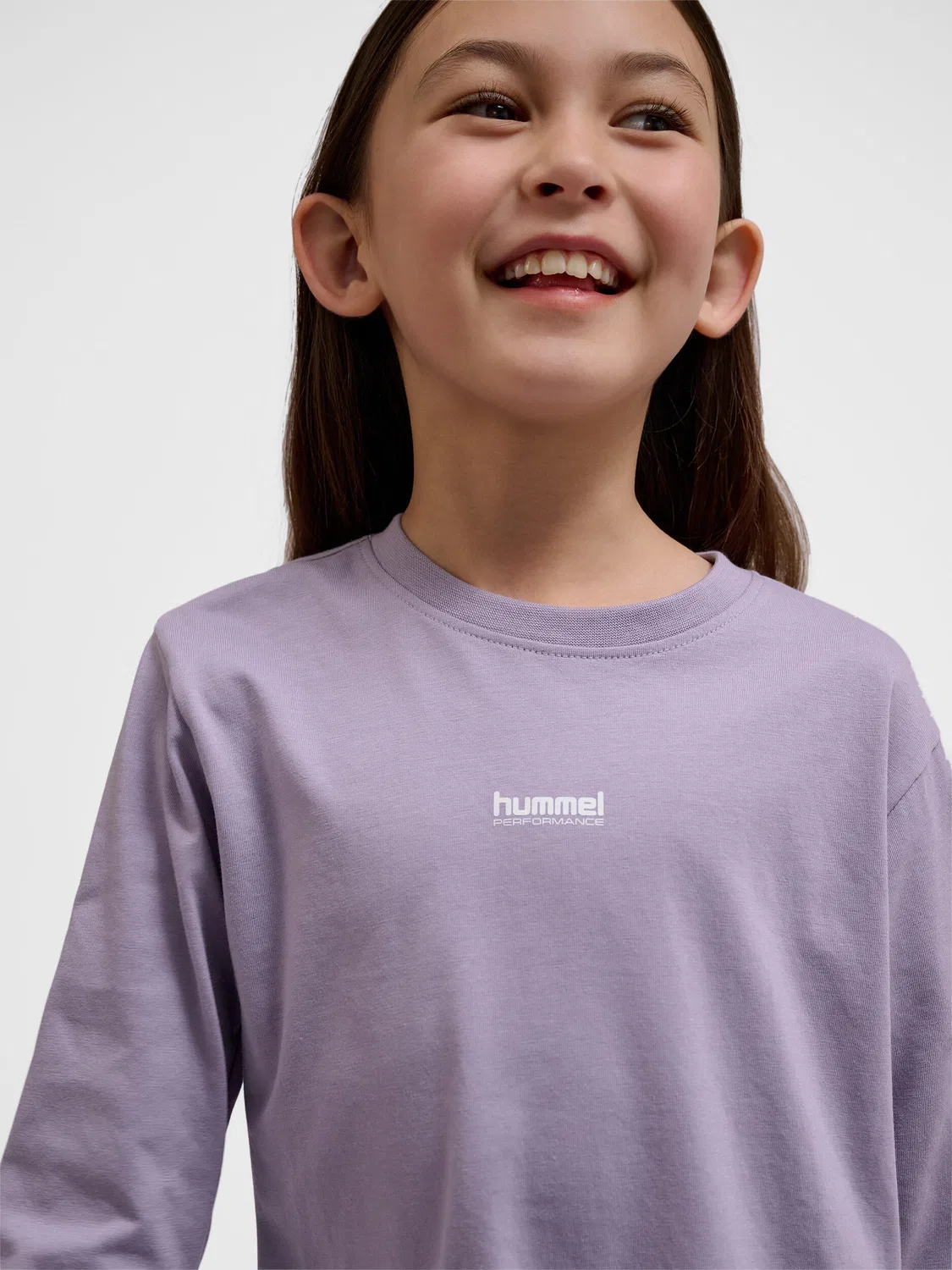 Детская футболка с длинным рукавом Hmljr Fast Hummel, Hellindigo — фото 4