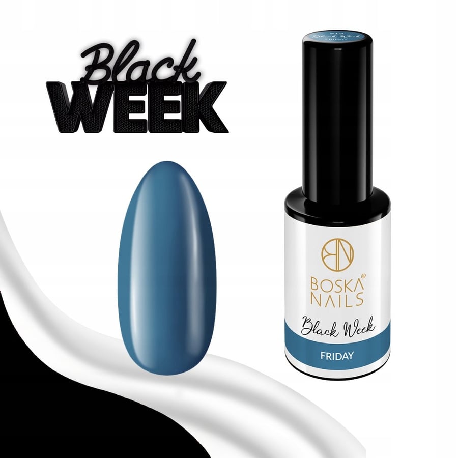 

Гибридный лак для ногтей Black Week Friday №. 513 Boska Nails 6 мл