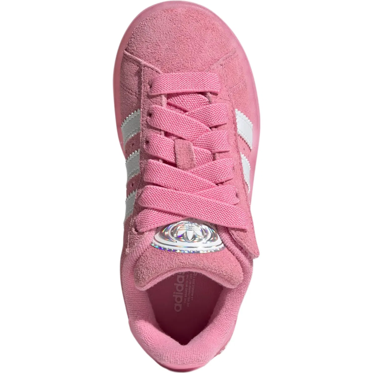 Детские кеды для скейтбординга CAMPUS 00s Low top Adidas Originals, Pink — фото 4