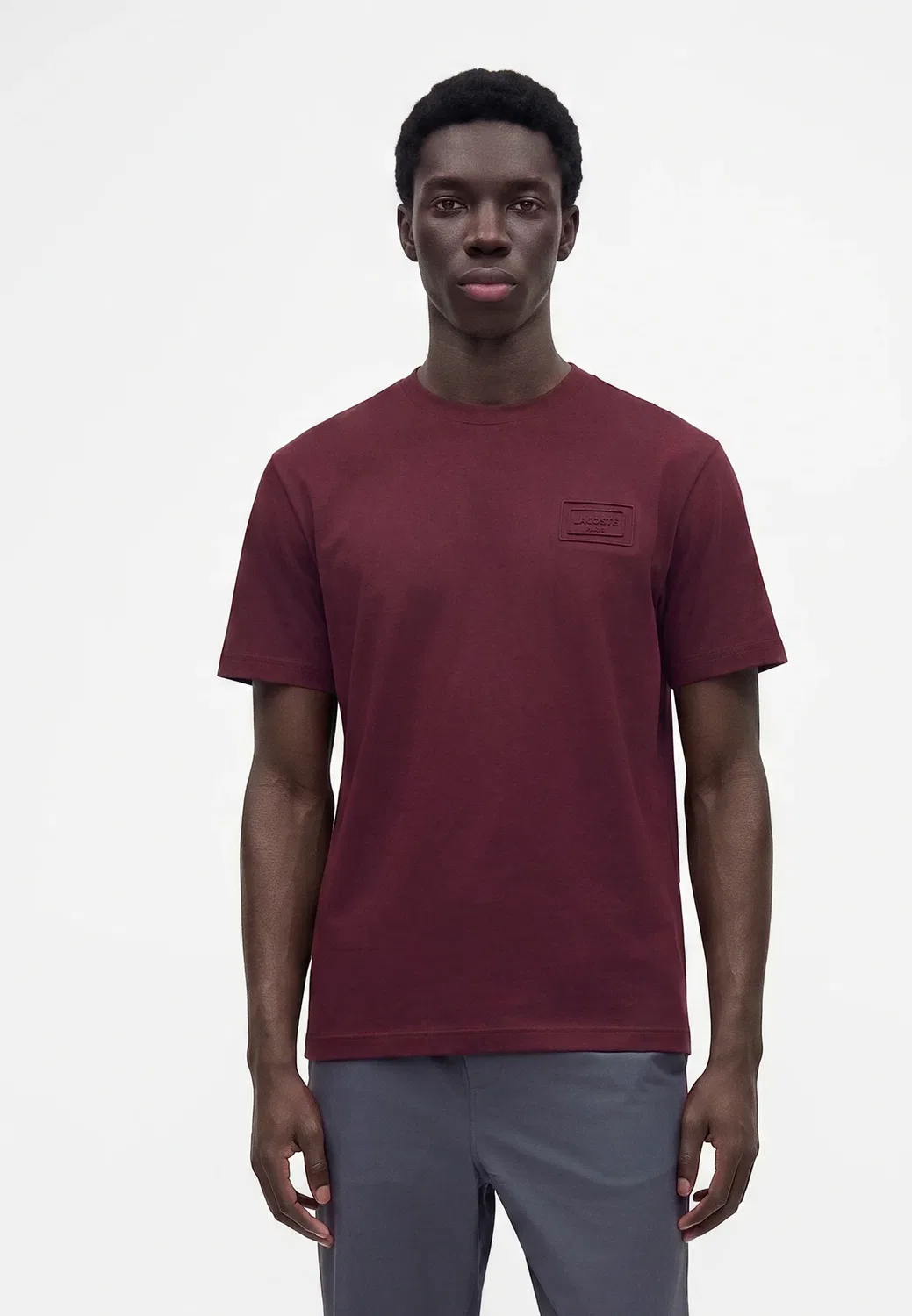 Футболка унисекс - базовая модель Lacoste, Oxalis — фото 2
