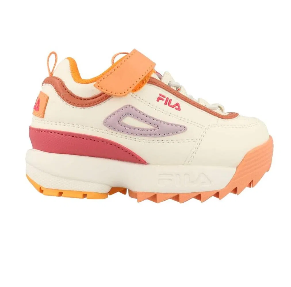 Детские кроссовки для девочек Fila Disruptor, Cream