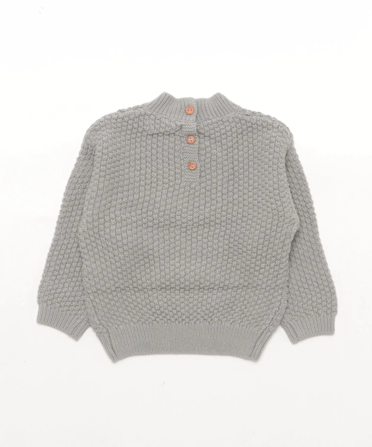 Детские шорты-брюки из плотного трикотажа с принтом Cable Knit Sweater Quincy Mae, Blue — фото 2