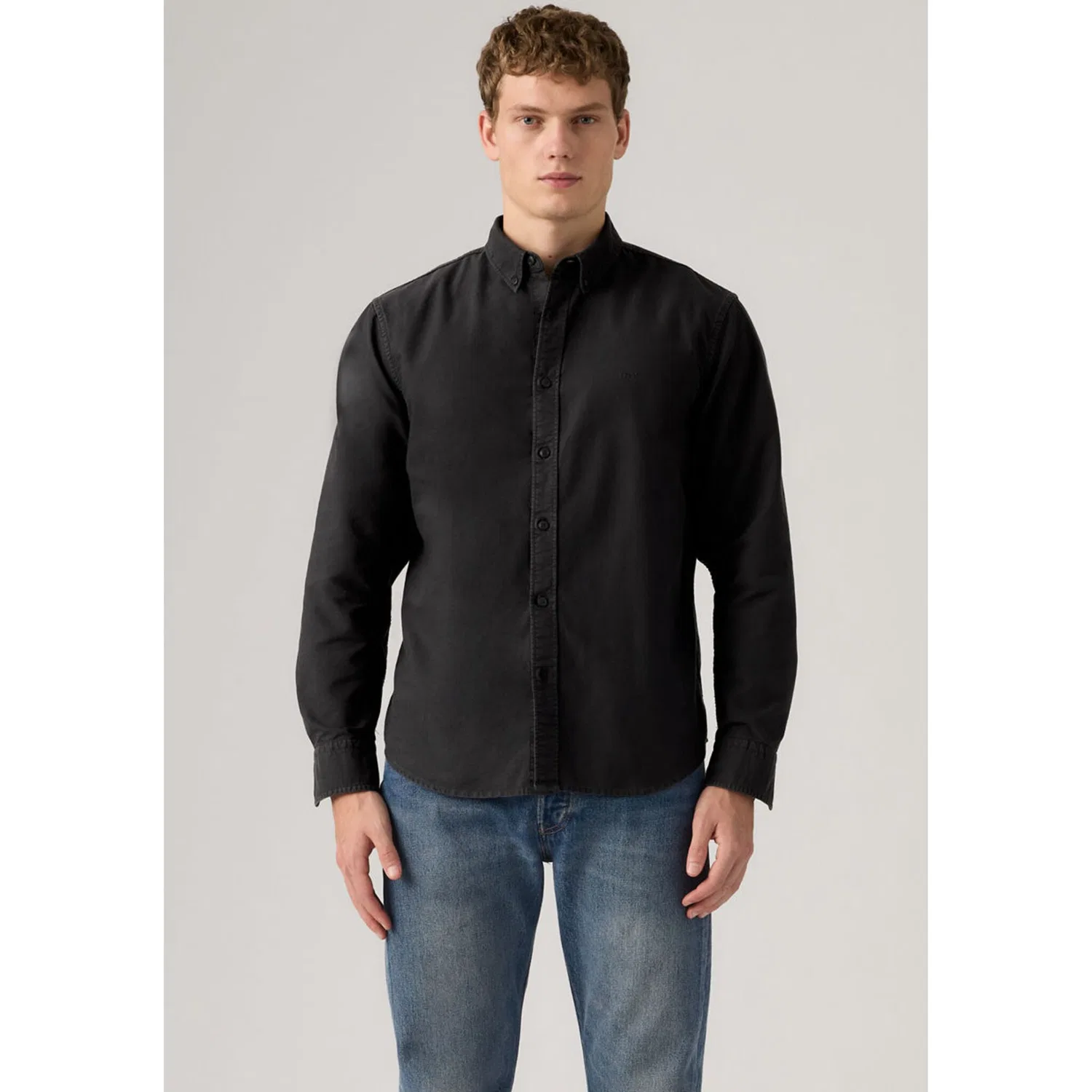 Мужская рубашка с длинным рукавом Authentic Button Down Levi's, Dark Phantom