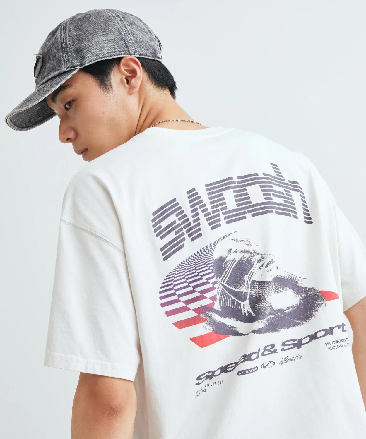 Мужская футболка хлопковая Nike Sportswear, Phantom, Крем