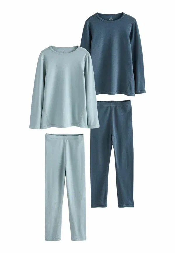 Пижама хлопок, лиоцелл Kind to skin pyjamas 2 pack Next, синий