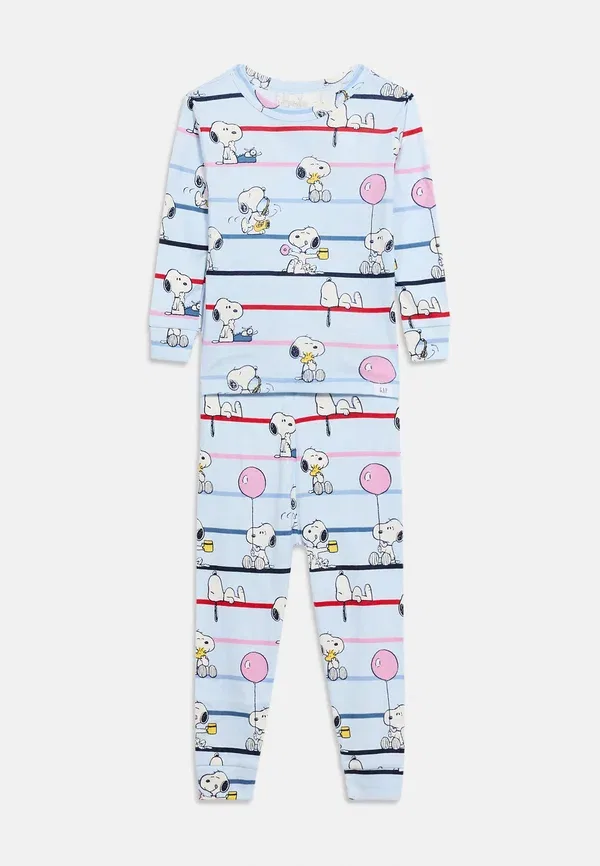 Пижамный комплект унисекс с изображением Снупи Gap, слоновая кость — фото 3