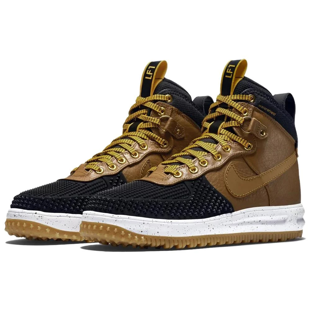 Кроссовки Nike Lunar Force 1, светло-коричневый/черный — фото 3