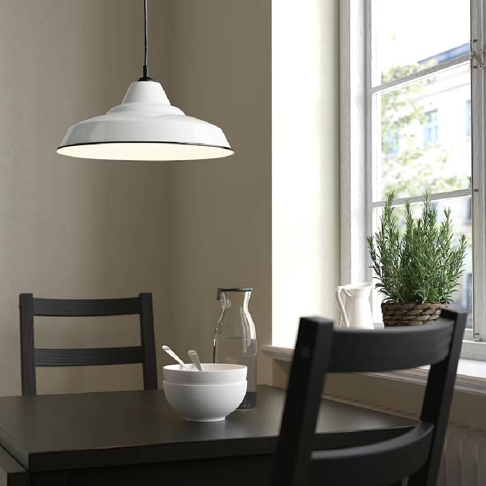 Потолочный светильик Ikea, 38 см, Trettioen, белый — фото 4