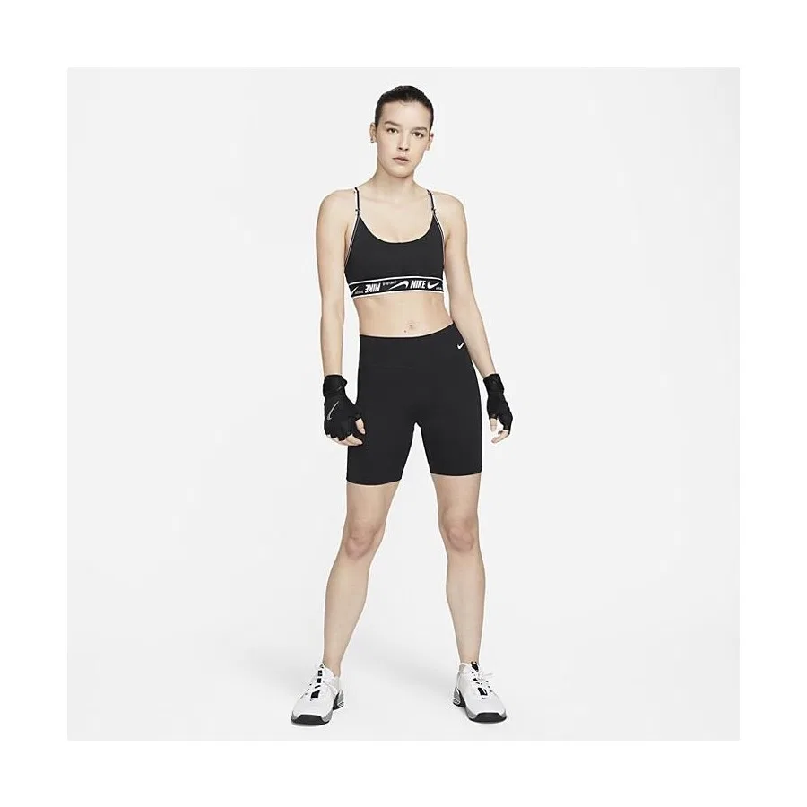 Спортивный бюстгальтер Nike W DF Indy Logo DM0560-010, Черный — фото 4