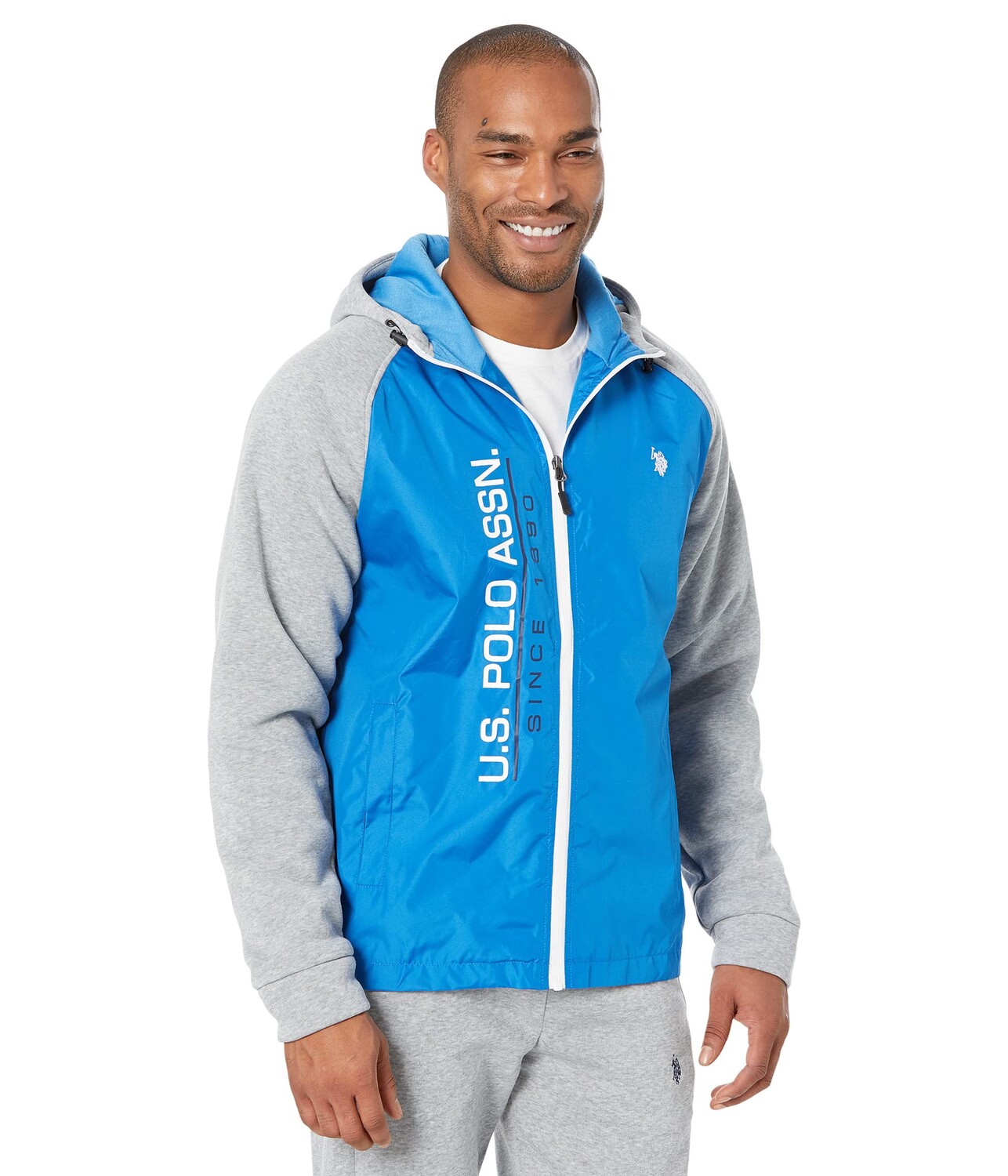 

Худи U.S. POLO ASSN., Color-Block Hoodie, Синий, Худи U.S. POLO ASSN., Color-Block Hoodie