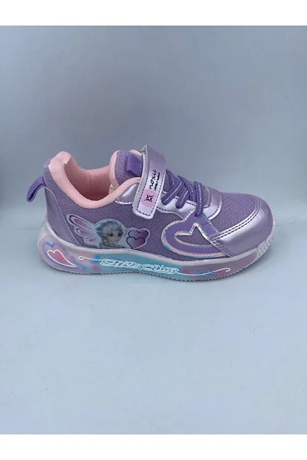 Детские спортивные туфли для девочек на липучке Noxis, Lilac