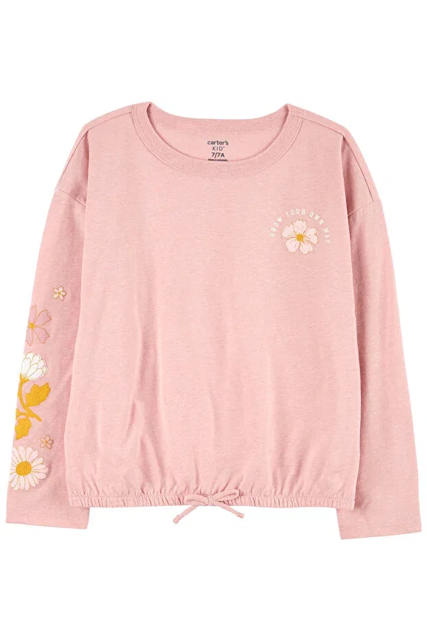 Детская футболка для девочек хлопковая Carter's, Pink