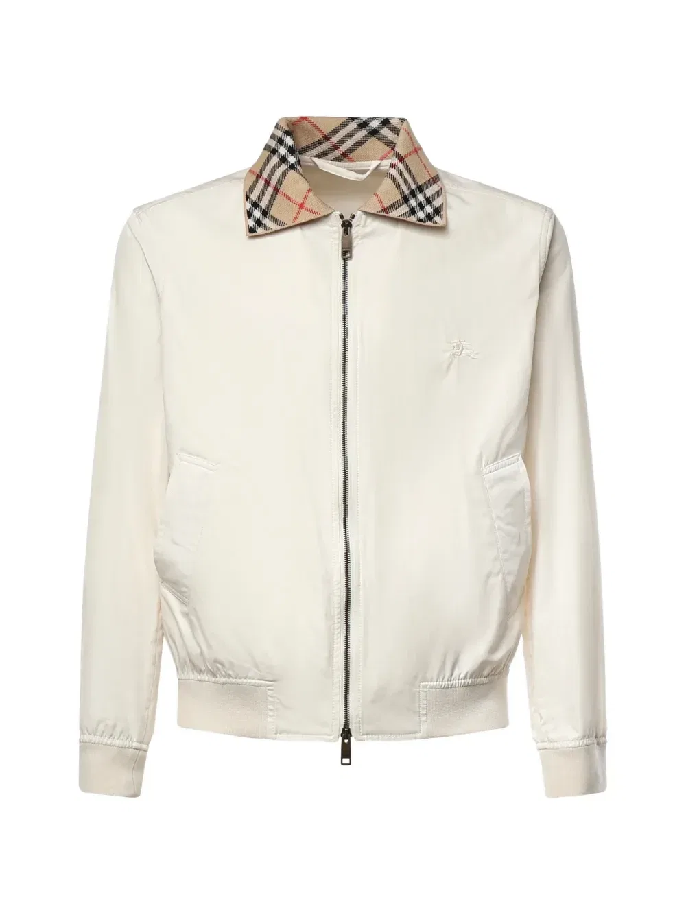 Габардиновая куртка харрингтон Gabardine Glenfields Burberry, бежевый