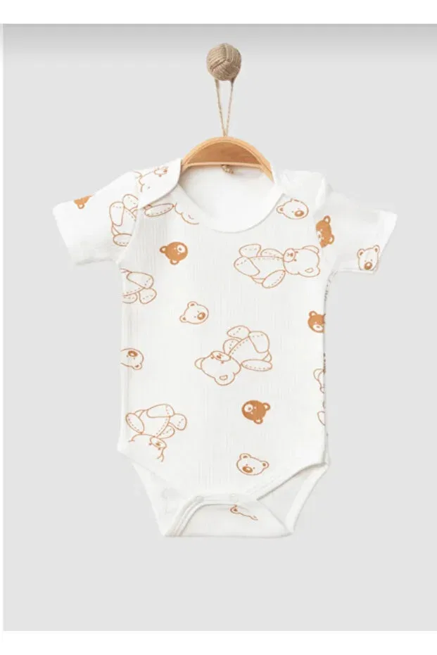 Детское боди-комбинезон с коротким рукавом с принтом Teddy Bear Printed Nayinom, Teddy Bear Printed — фото 2