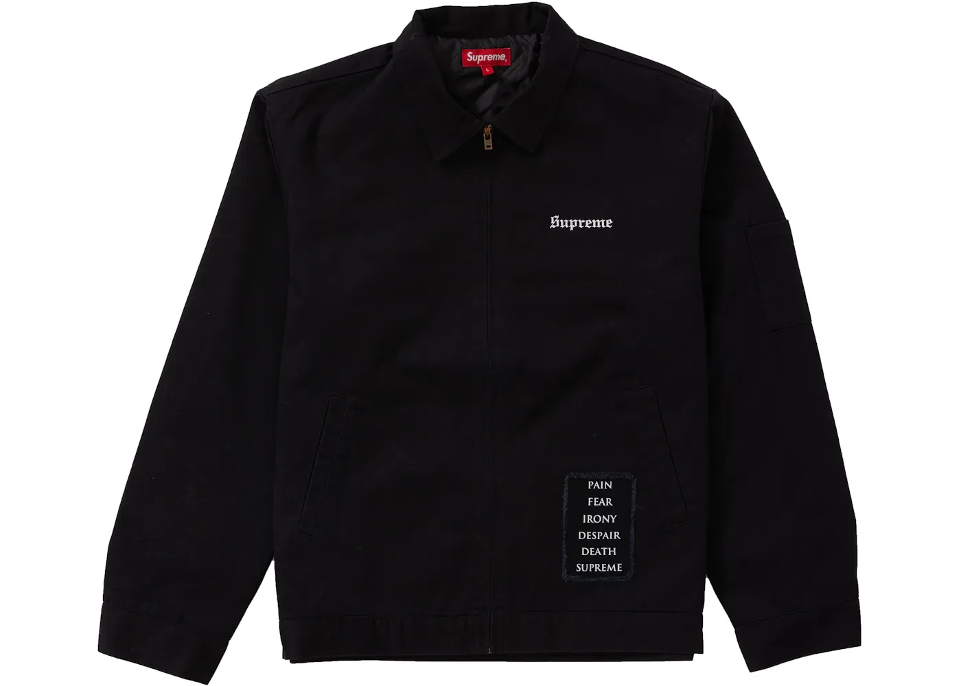 Мужская куртка с принтом The Crow Work Jacket Supreme, черный — фото 2