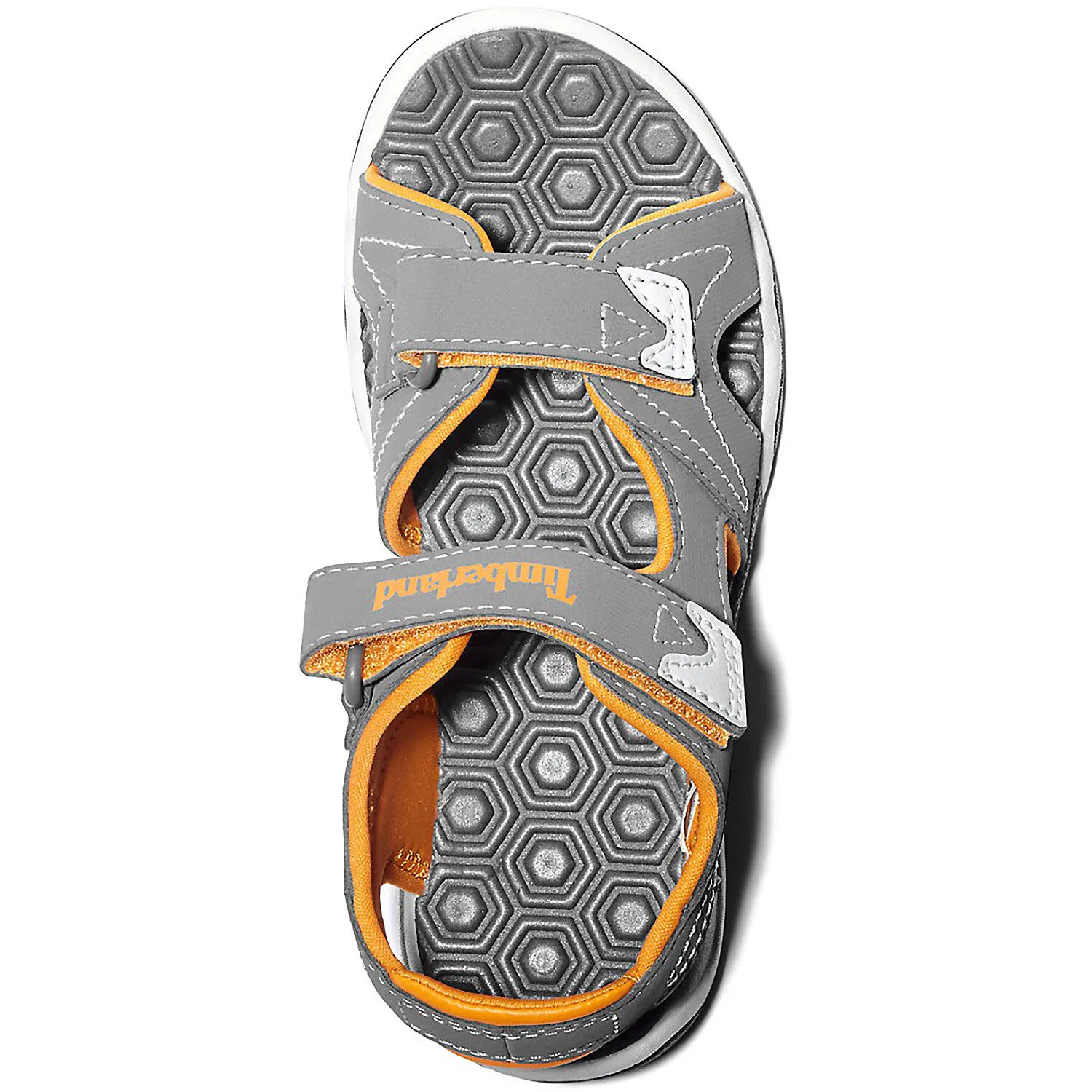 Детские сандалии с водоотталкивающим искусственным кожзаменителем ADVENTURE SEEKER 2-STRAP SANDAL Timberland, Grau — фото 3