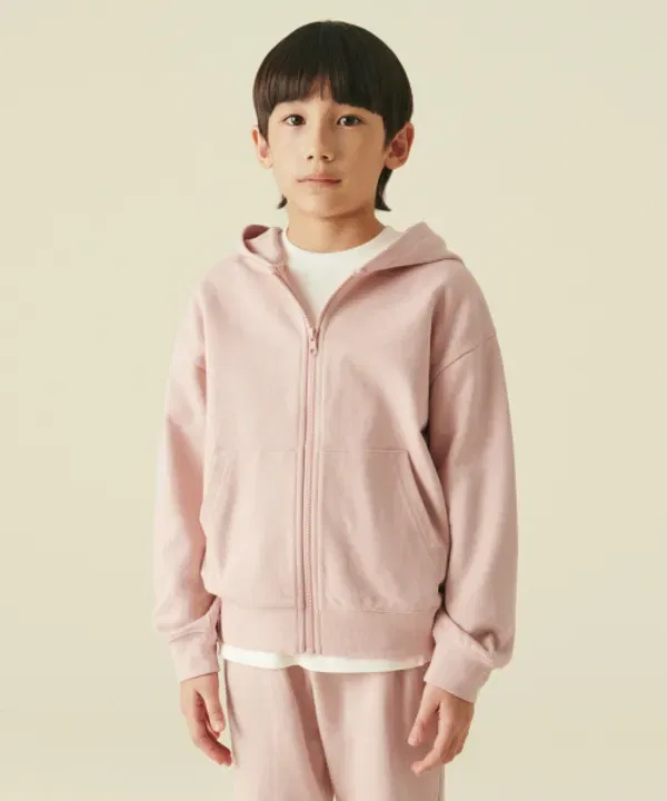 Оверсайз худи на молнии, Musinsa Standard Kids, индиан пинк