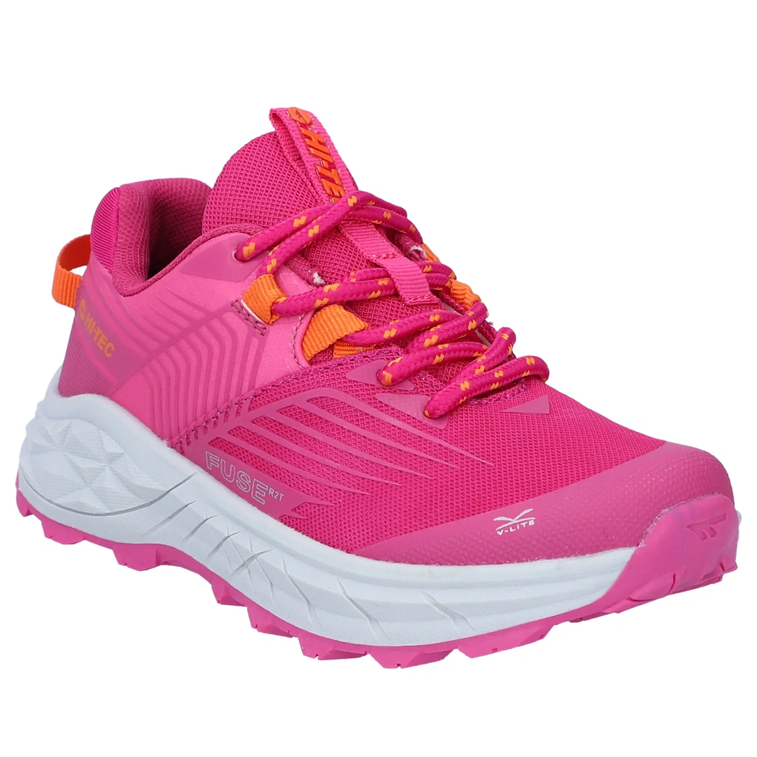 Детские треккинговые кроссовки Fuse Trail Hi-Tec, Magenta Haze/Phlox Pink/Orange Peel