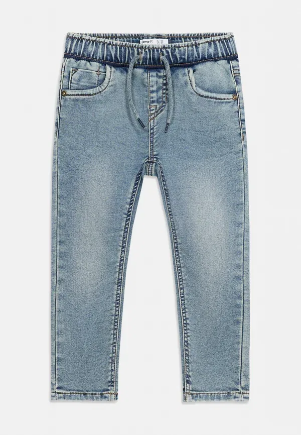 Джинсы деним Regular fit sweat - straight leg jeans Name It blue denim, синий — фото 3