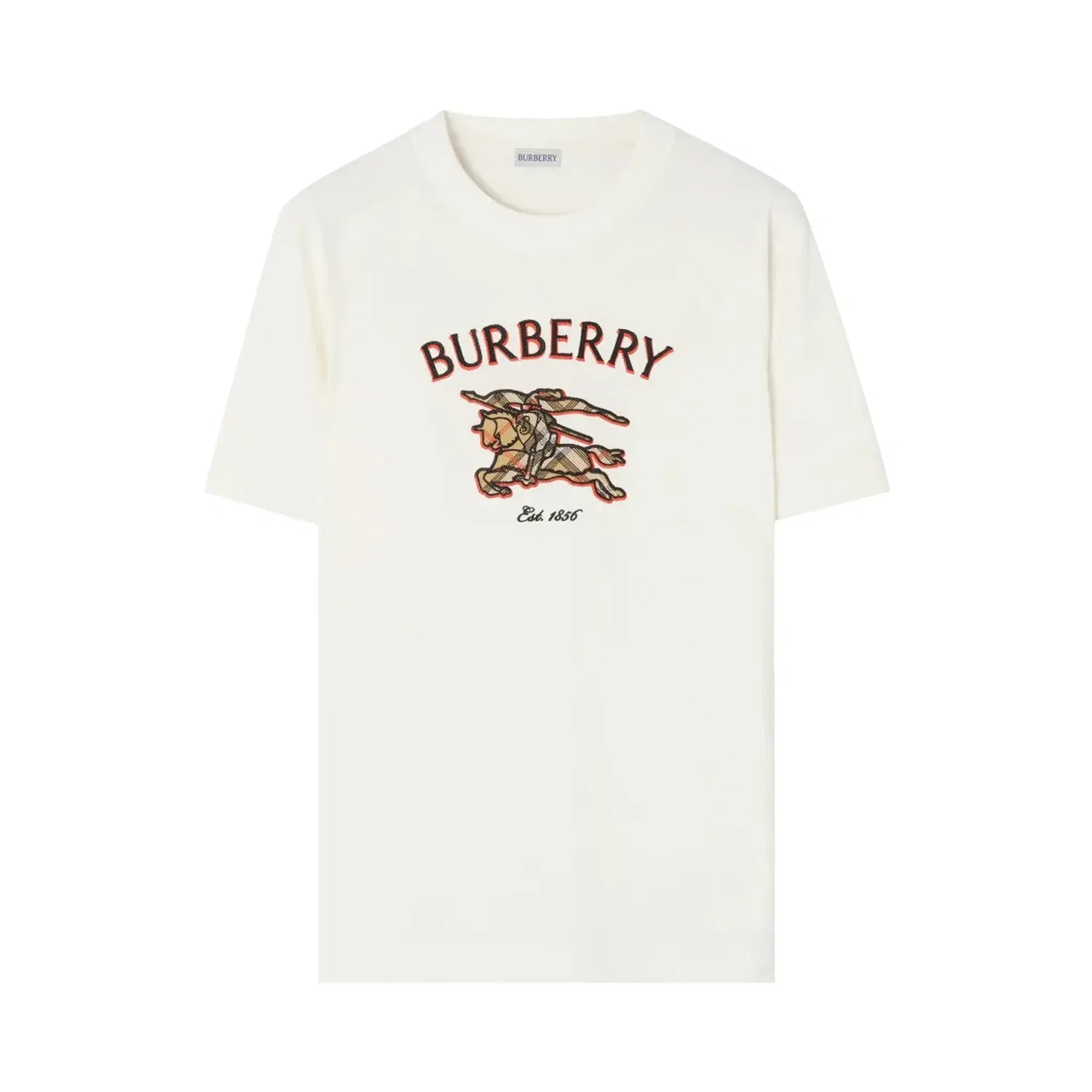 Футболка с принтом Ryan Burberry, Chalk