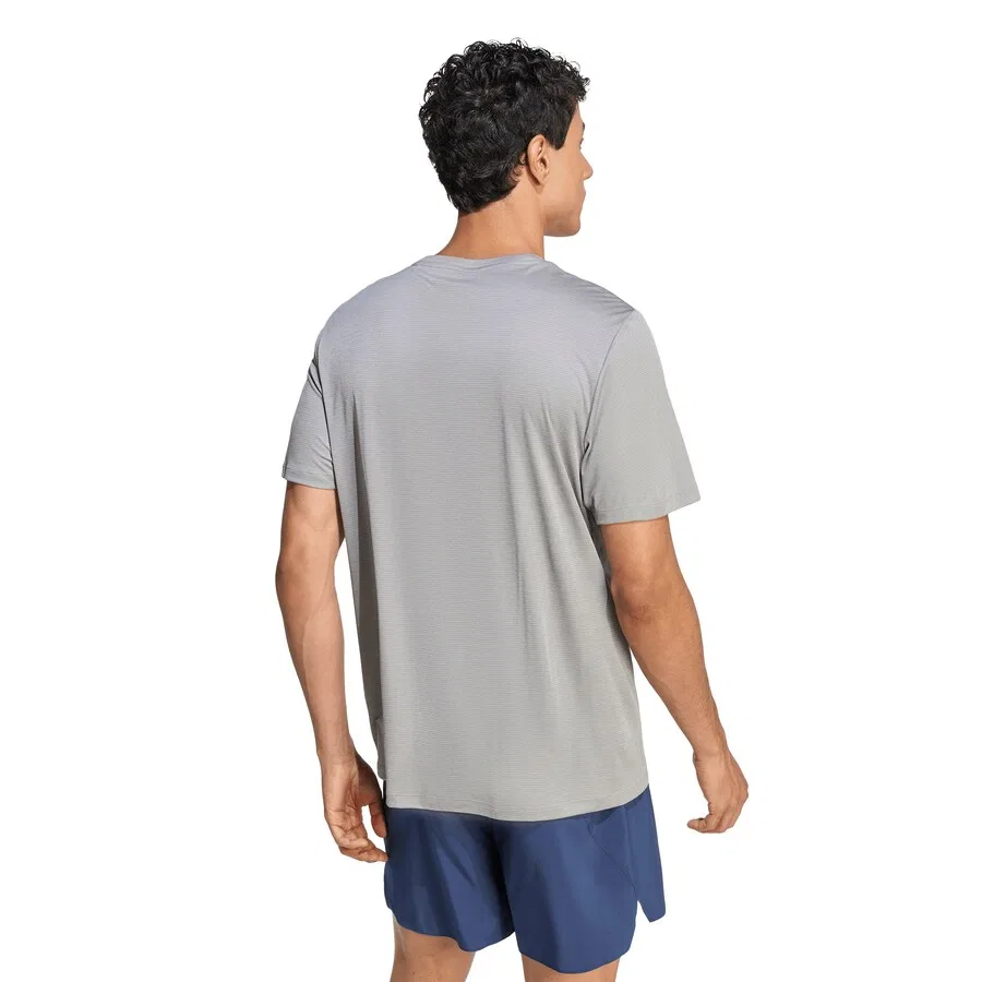 Спортивная футболка ADIDAS PERFORMANCE Performance Shirt 'Adi365 Essentials' серого цвета — фото 3