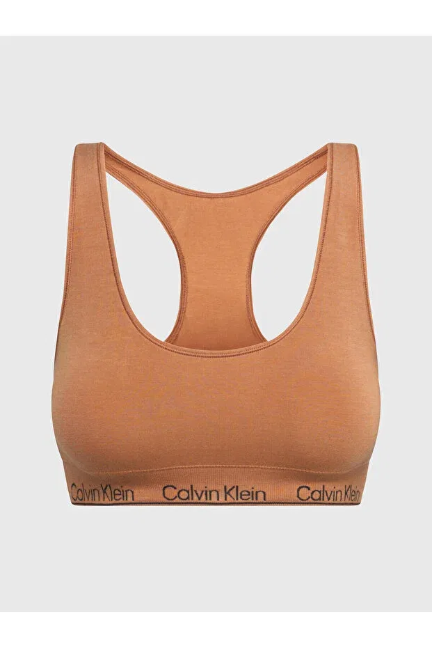 Женская бралетте с принтом Racerback Calvin Klein, Beige