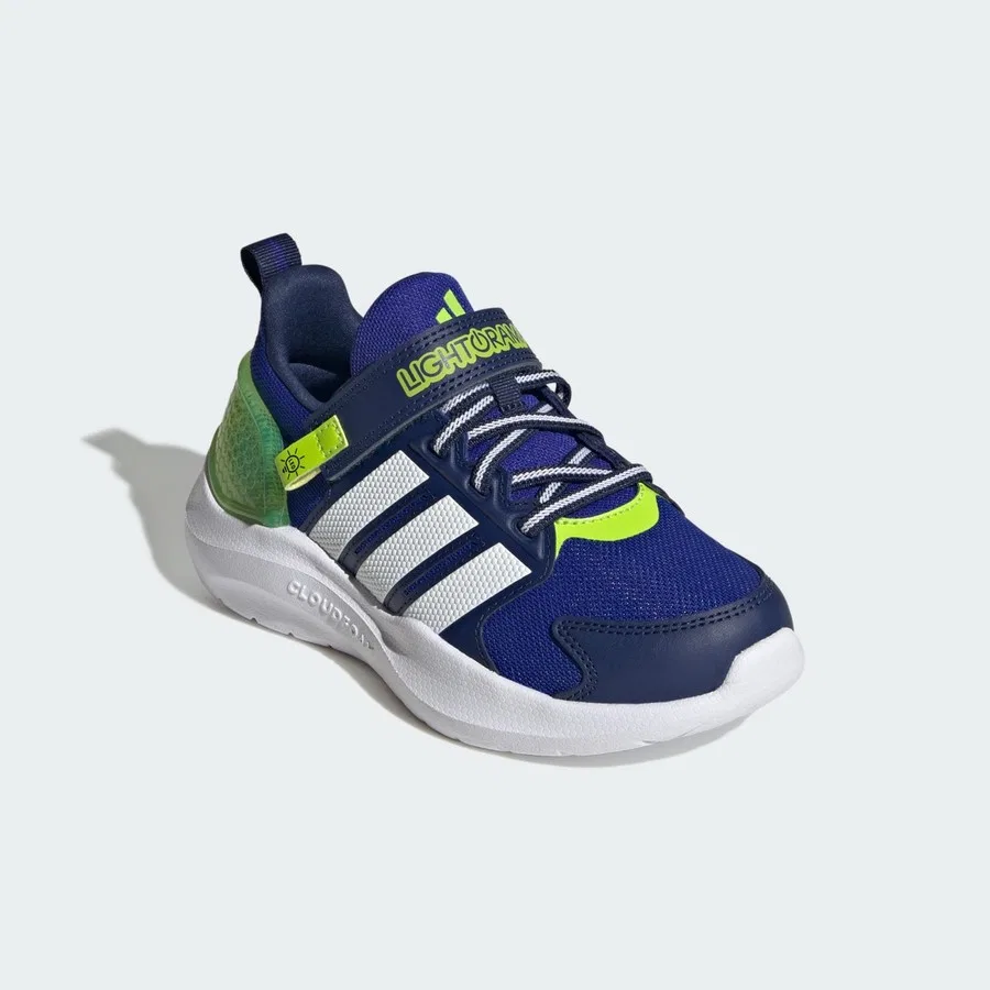 Детские кроссовки с LED-подсветкой Lightorama Runner adidas, Сине-белый — фото 3