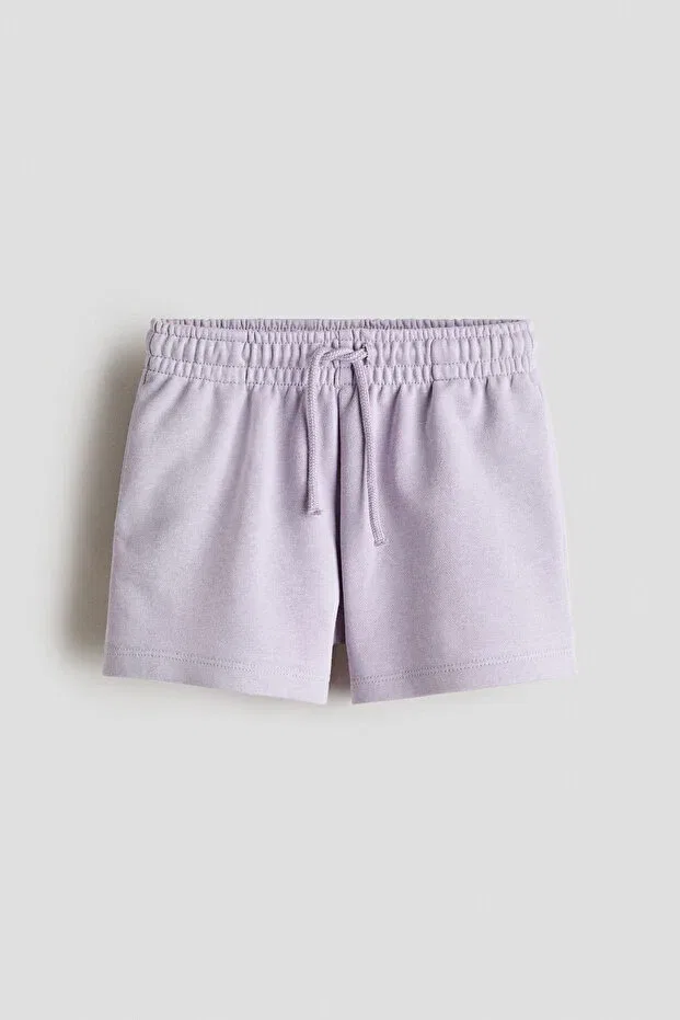 Детские шорты для девочек хлопковые H&M, Light Purple