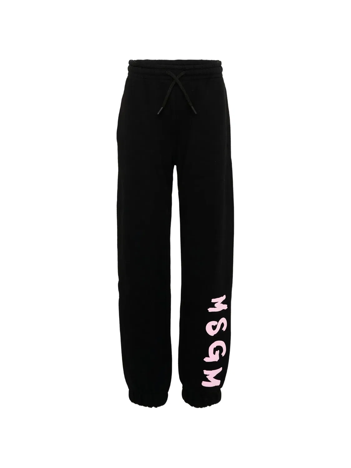 Трековые штаны с логотипом черные MSGM, черный