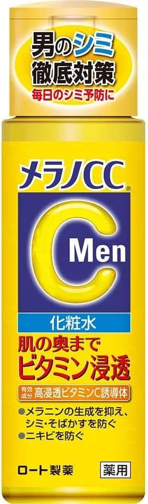 Лосьон Melano CC Men Medicinal Stain Measure Lotion 170мл, с набором промокательной бумаги — фото 3