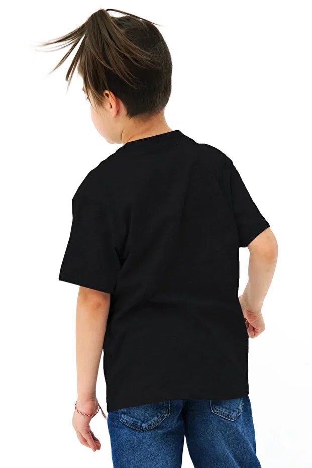 Детская футболка для девочек с принтом Poppy Playtime Kun Inaki, Black — фото 2