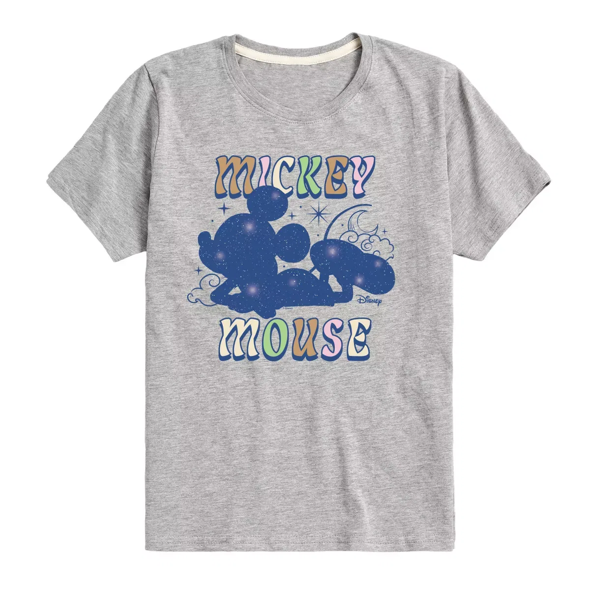 Детская футболка с принтом Starry Mickey Mouse Disney, Athletic Heather