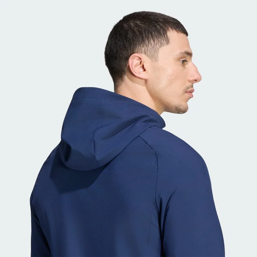 Темно-синяя спортивная куртка ADIDAS PERFORMANCE FC Bayern Munchen Tiro — фото 3