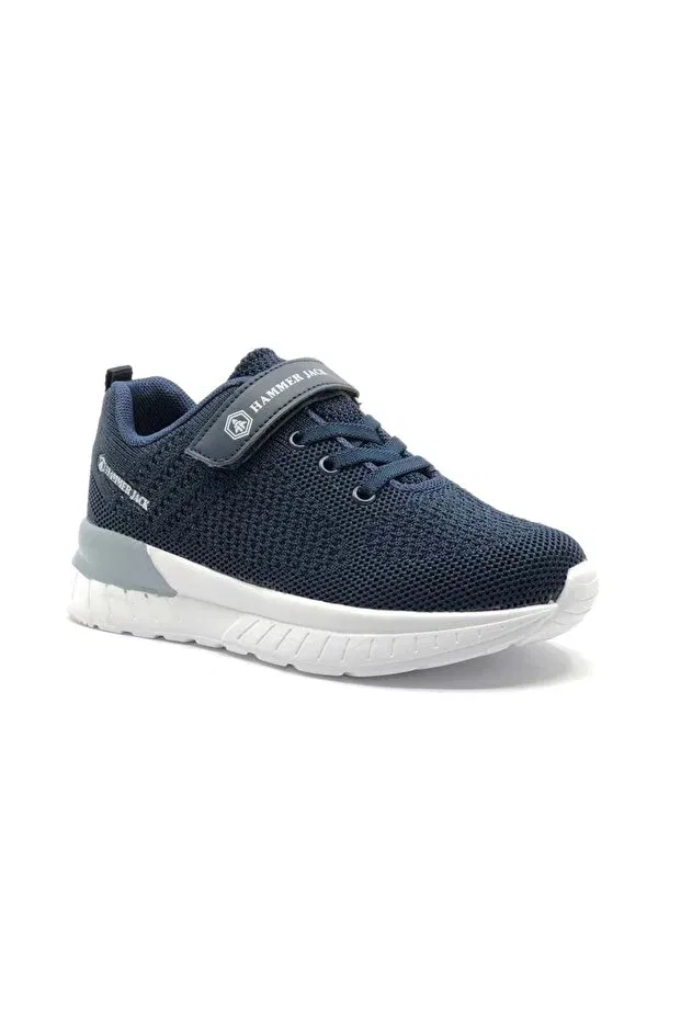 Детские кроссовки для девочек из искусственной кожи Hammer Jack, Navy Blue — фото 2
