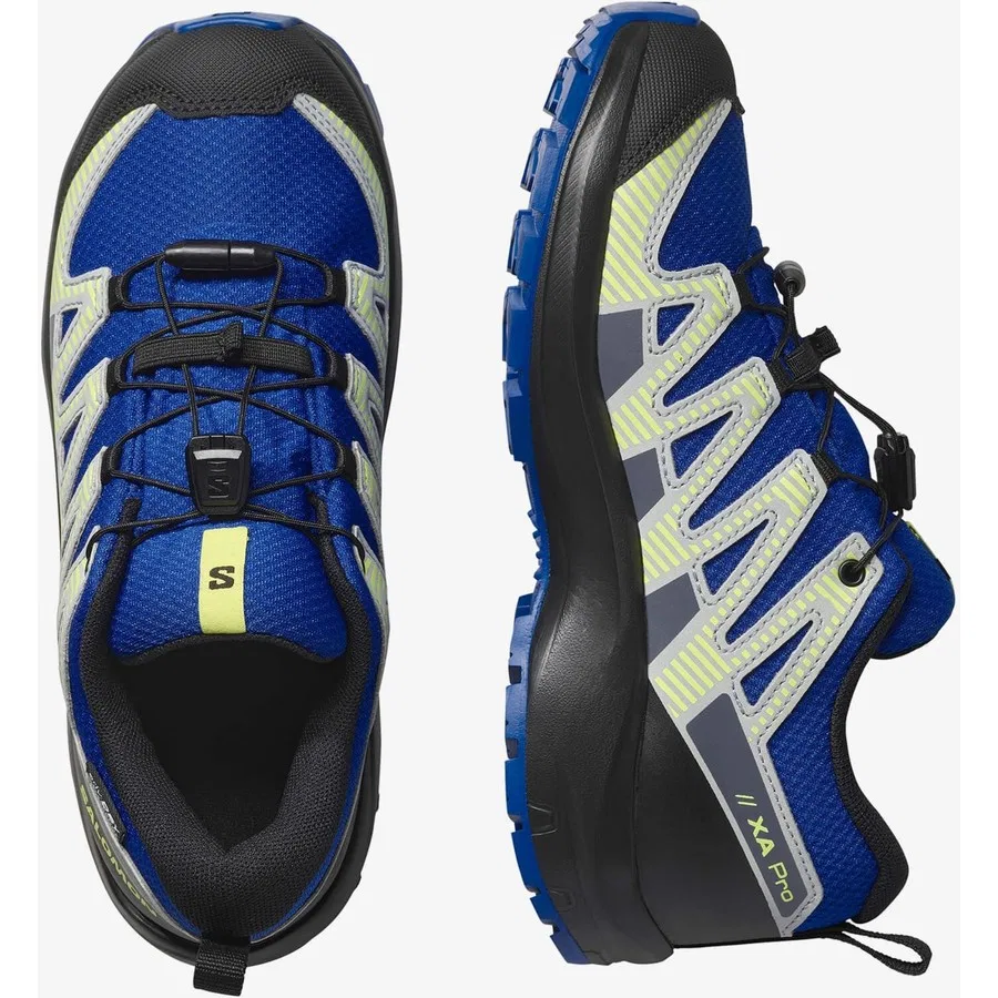 Детские кроссовки Salomon XA Pro V8 Waterproof, Синий — фото 2