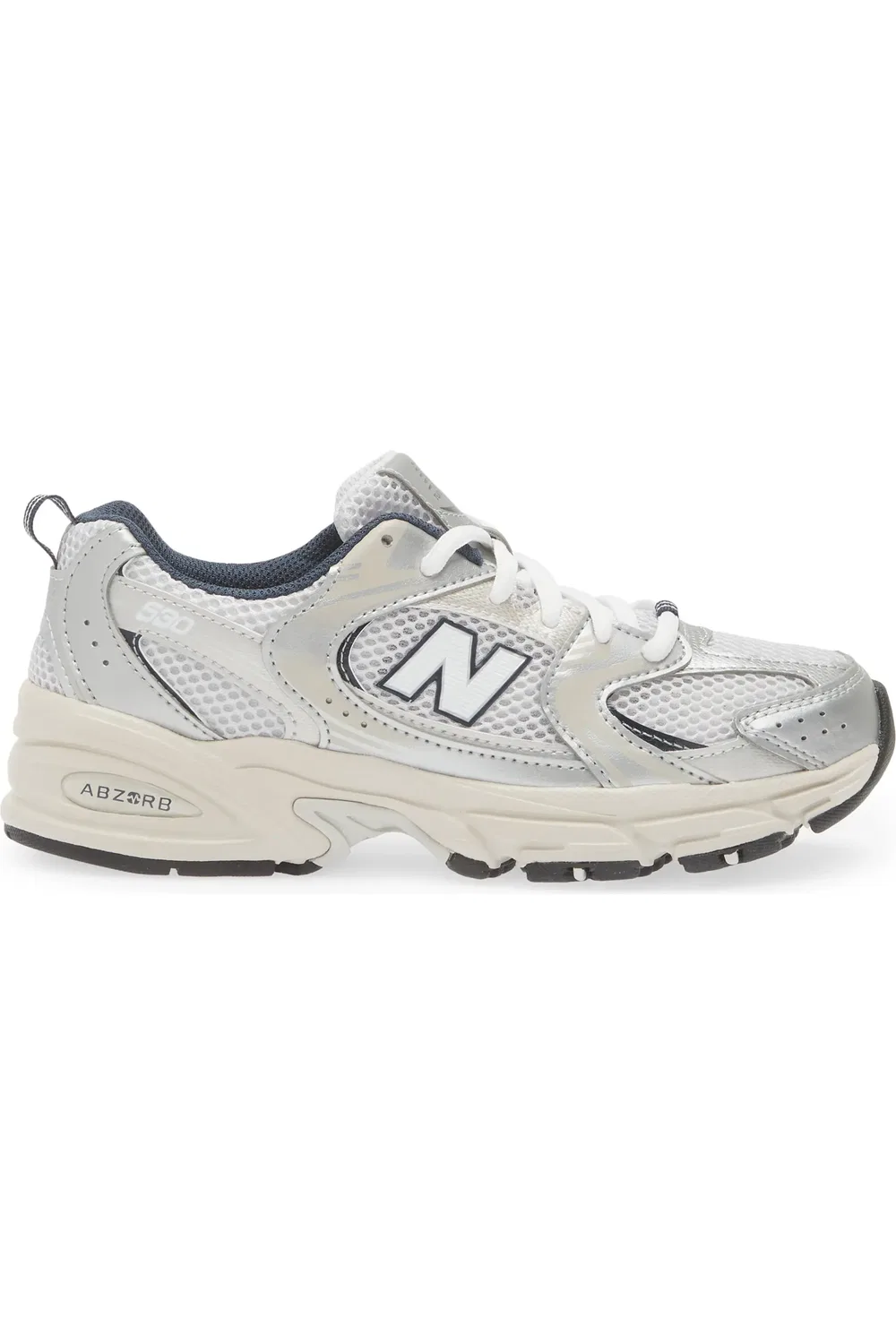 Детские кроссовки амортизирующие 530 New Balance, Summer Fog/Nimbus Cloud — фото 3