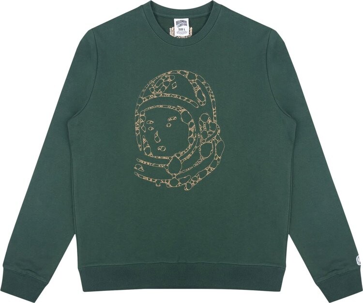 

Толстовка Billionaire Boys Club Flagstone Helmet Crew 'Pineneedle', зеленый